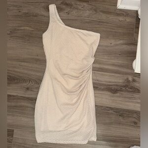 One Shoulder Knit Dress